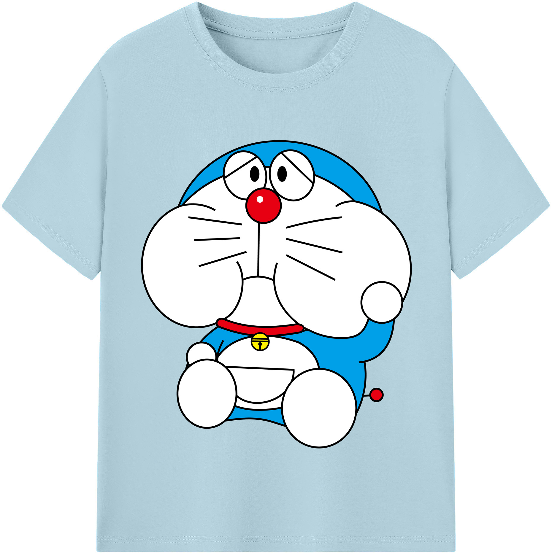 （画像用） ドラえもん Doraemon 綿100％半袖Tシャツ（フロントプリント）